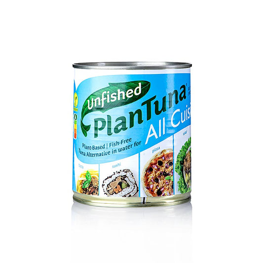 Vegane Alternative zu Thunfisch, Unfished PlanTuna, 760 g, nachhaltiges Produkt