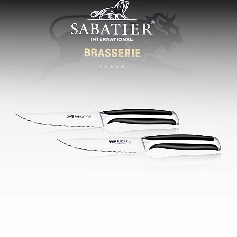 German: Steakmesser Set, 2 Stück, Sabatier International, 2 St - Hochwertiges Set mit 2 Steakmessern von Sabatier International