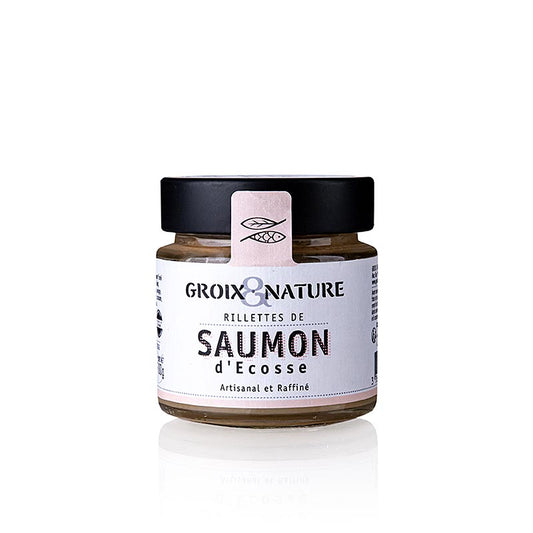 Delicious and creamy Lachs Rillettes from Groix & Nature, 100g (English)