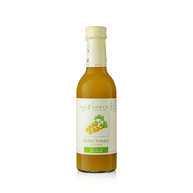 Organic 250 ml GELBE Tomate Direktsaft (yellow tomato direct juice) by van Nahmen (English)