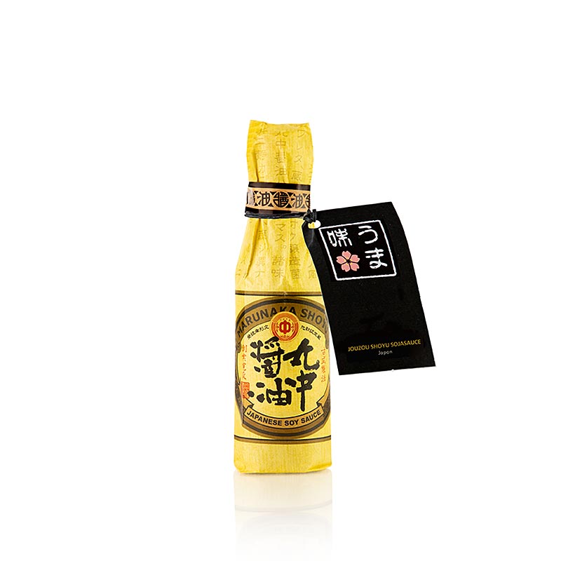 English: 150 ml bottle of Marunaka Jouzou Shoyu Soja Sauce from Japan