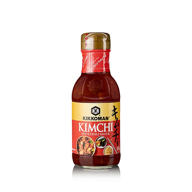 Authentic Kikkoman KIMCHI Spicy Chili Sauce from Japan, 300 g, perfect for adding heat and flavor to your favorite dishes (English)