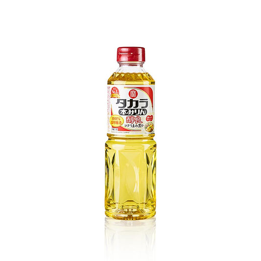 Mirin Takara Hon - süßer Reiswein, alkoholisches Würzmittel, Japan (GVO), 500 ml - Traditionelles japanisches Würzmittel aus süßem Reiswein, 500 ml Flasche