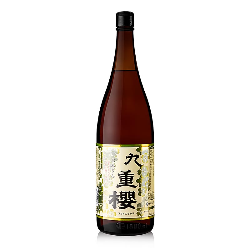 Mirin Hon - Sakura, 14 % vol, Kokonoe Mikawa, Japan, 1,8 l - Traditioneller japanischer süßer Reiswein mit Kirschblütengeschmack