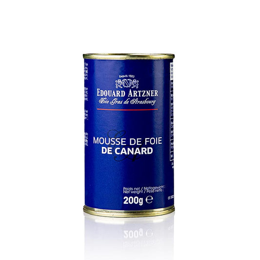 Delicious and creamy Entenstopfleber Mousse by Arztner, 200 g, perfect for gourmet meals and special occasions (English)