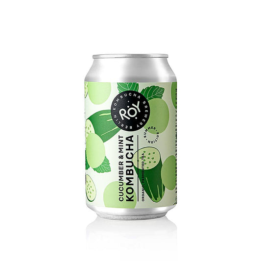 ROY "Sommer Edition" Cucumber & Mint Kombucha, Berlin, BIO, 330 ml