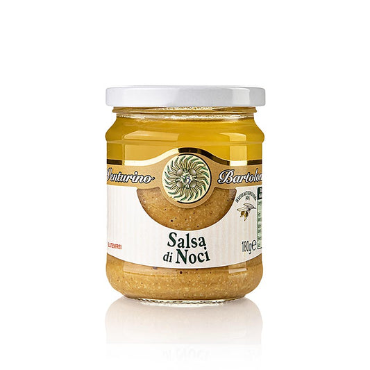 German

Alt-Text: Salsa di Noci - Walnusssauce von Venturino, 180 g, ideal für Pasta