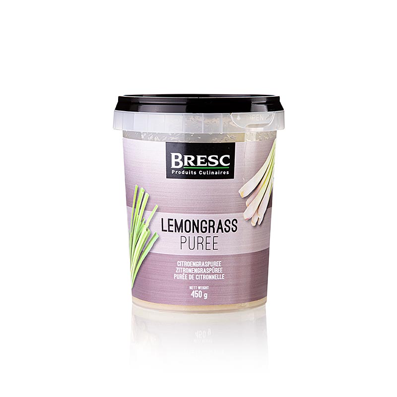 Alt text: 450g of Bresc Zitronengras Püree, a flavorful and versatile product for culinary use