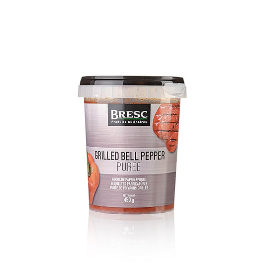 German

Alt-Text: Hochwertiges gegrilltes Paprika Püree von Bresc, 450 g, perfekt zum Verfeinern von Gerichten