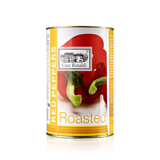 Rote Paprika, gegrillt, eingelegt, Casa Rinaldi, 4,2 kg