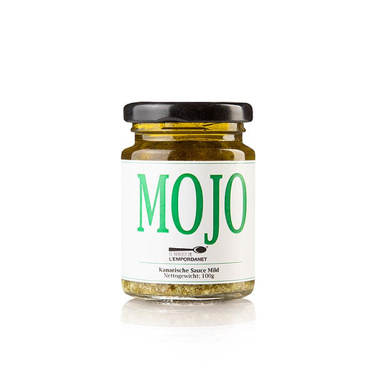 Mojo Verde, kanarische grüne Salsa, L´Empordanet, 100 g - traditionelle kanarische grüne Sauce, perfekt für Fisch und Fleischgerichte