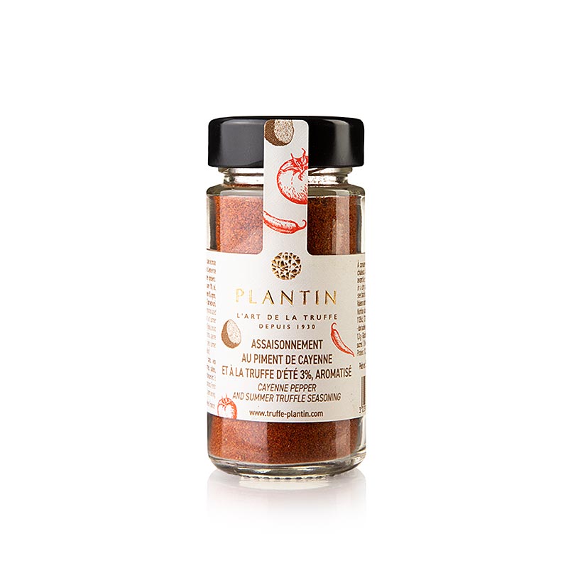 Trüffelgewürz mit Cayenne, Paprika und 3% Sommertrüffel, Plantin, 50 g - hochwertiges Gewürz mit intensivem Trüffelaroma für exquisiten Genuss