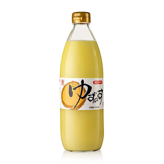 Saft ohne Salzzusatz, 100% Zitrussaft von Takada, 1 l Flasche, Yuzu Su