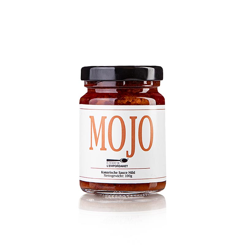 Mojo Rojo, kanarische rote Salsa, L´Empordanet, 100 g - traditionelle, scharfe Sauce aus den Kanarischen Inseln, perfekt für Tapas und Fleischgerichte