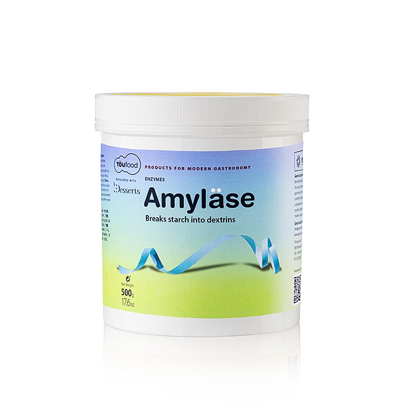 500g of TÖUFOOD AMYLÄSE Powder, Amylase Enzym, perfect for baking and cooking (English)