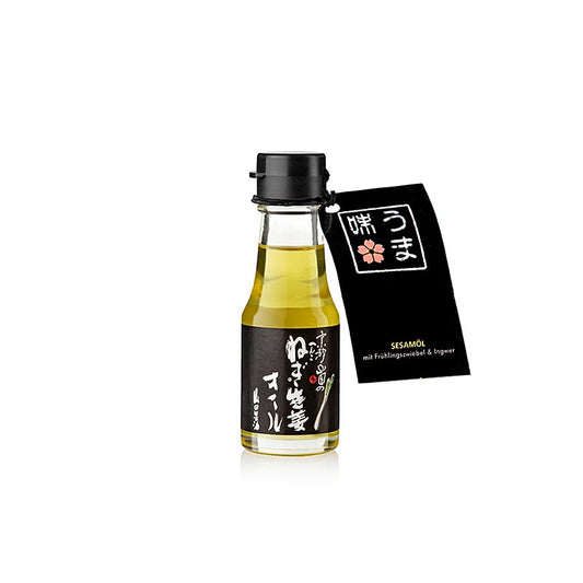 65 ml of Sesamöl mit Frühlingszwiebel & Ingwer from Yamada, Japan, a flavorful and aromatic product perfect for enhancing Asian-inspired dishes