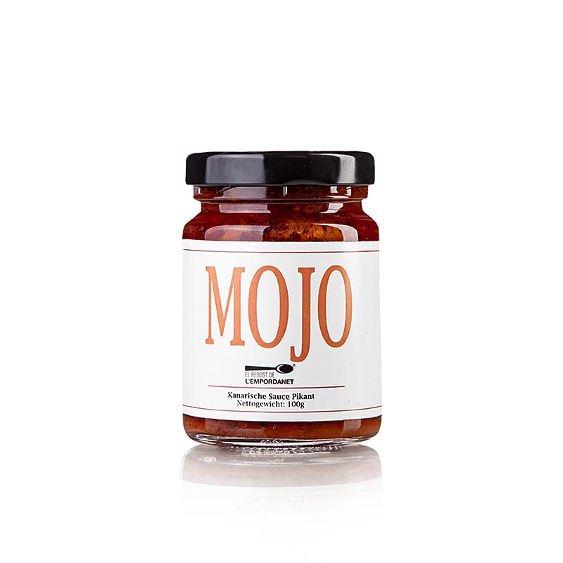 Mojo Picante, canary red spicy salsa, L'Empordanet, 100 g, perfect for adding a kick to your favorite dishes (English)