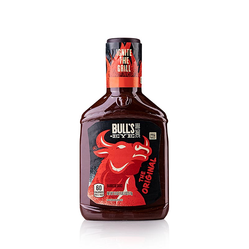 435 ml bottle of Bulls Eye Barbecue Sauce Original Style, a rich and tangy condiment perfect for grilling and marinating meats (English)