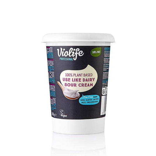 Violife - Sour Cream, vegane Alternative, 500 g - Ein köstlicher pflanzlicher Ersatz für saure Sahne in einer großzügigen 500 g Verpackung