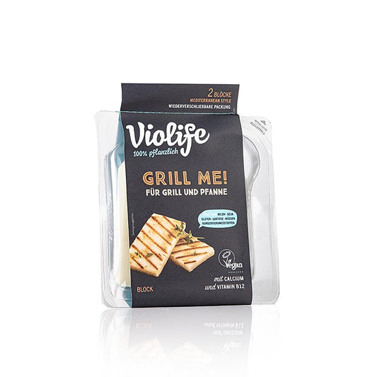 Violife - Grill Me! mediterraner Stil, vegane Grillkäsealternative, 160 g - köstliche vegane Alternative für Grillliebhaber