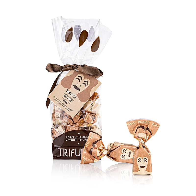 Trüffelpralinen Alba mini aus weißer Schokolade von Tartuflanghe, 180 g