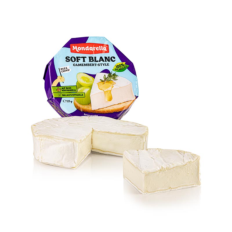 125g pack of Milder Soft Blanc, a vegan cheese alternative